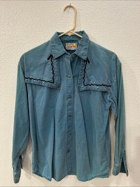 Western Embellished Button-Up Shirt by Gordon & James